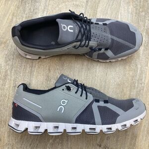 On Running Men's Black and Gray Athletic Shoes